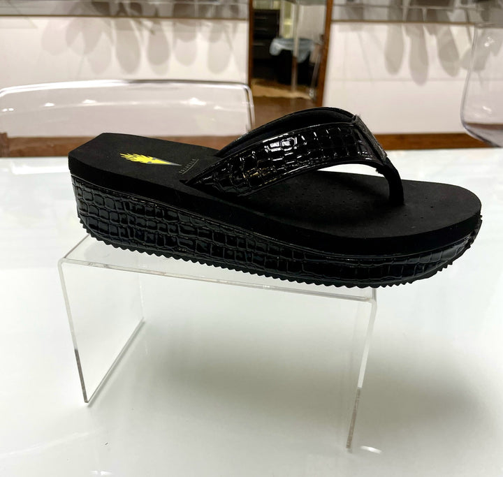 Mini Croco Wedge Sandal
