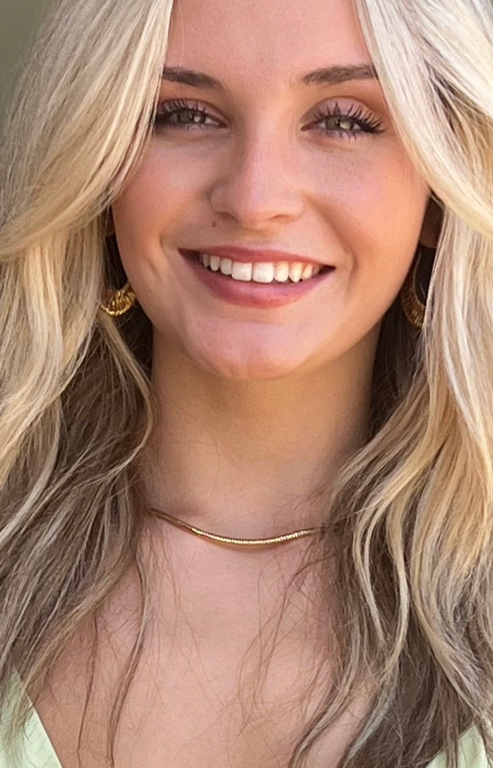 Rope Chain Necklace Gold