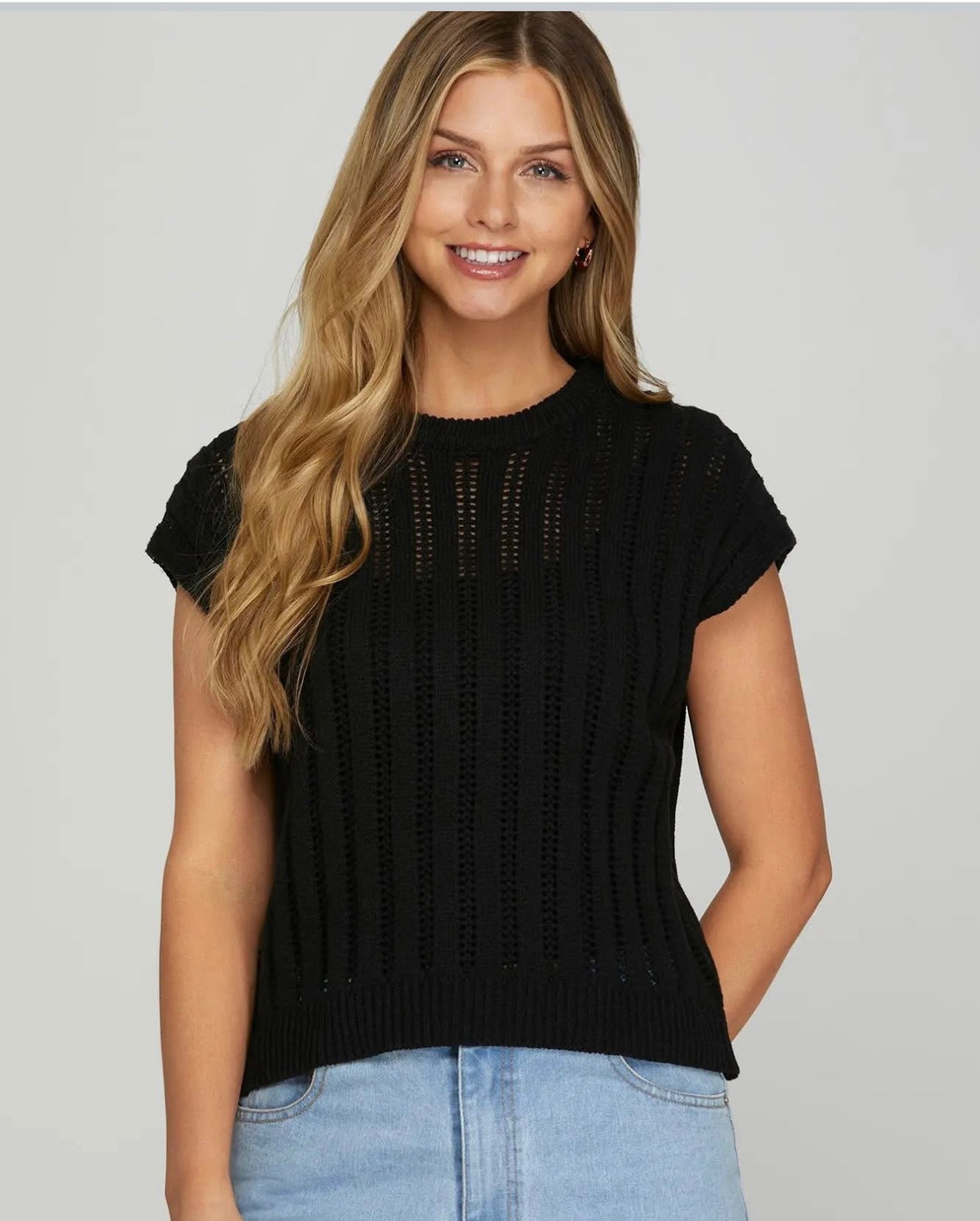 Holy Roller Black Sweater Vest