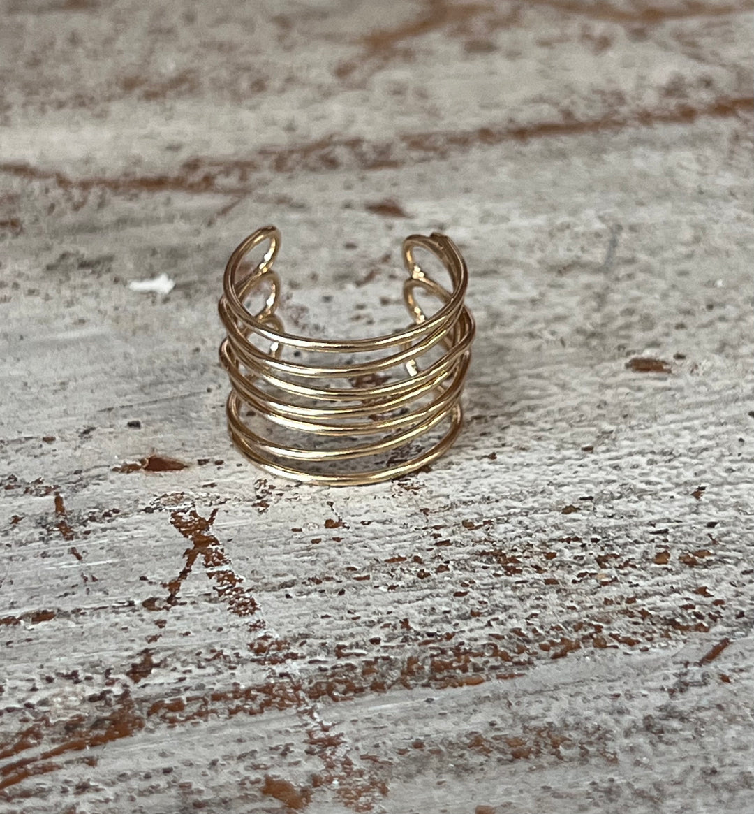 Adjustable Gold Ring