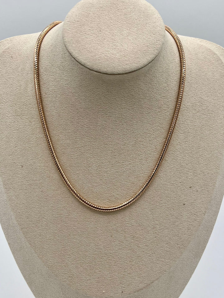 Rope Chain Necklace Gold