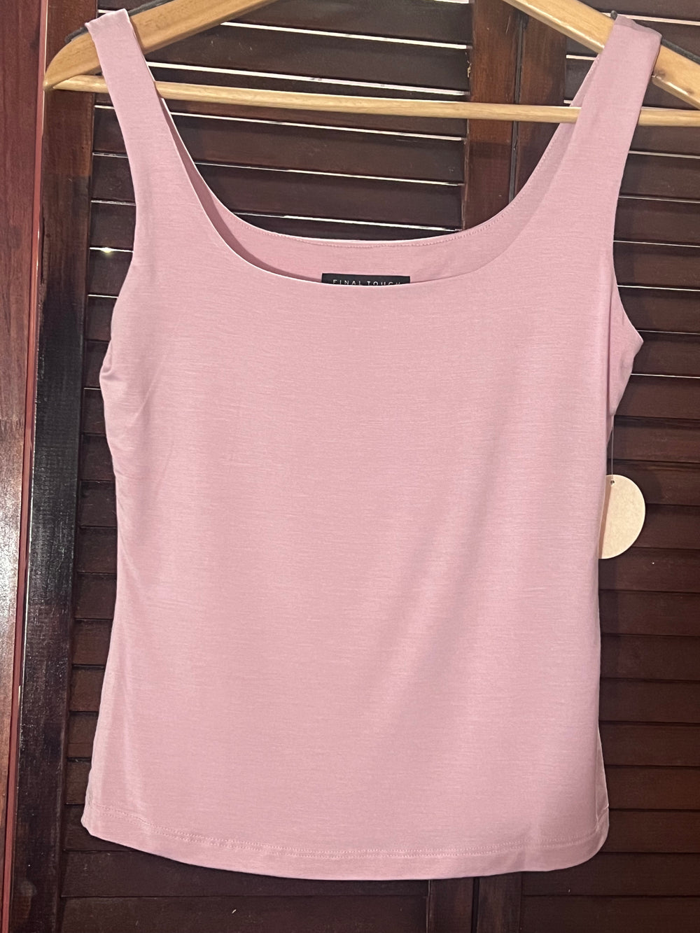 Square Neck Lined TankTop Lilac