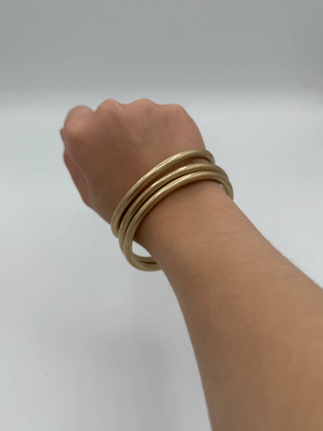 Gold Bangle Trio