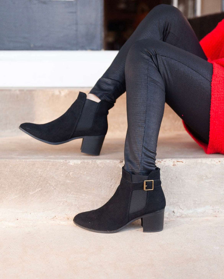 Chelsea Black Bootie
