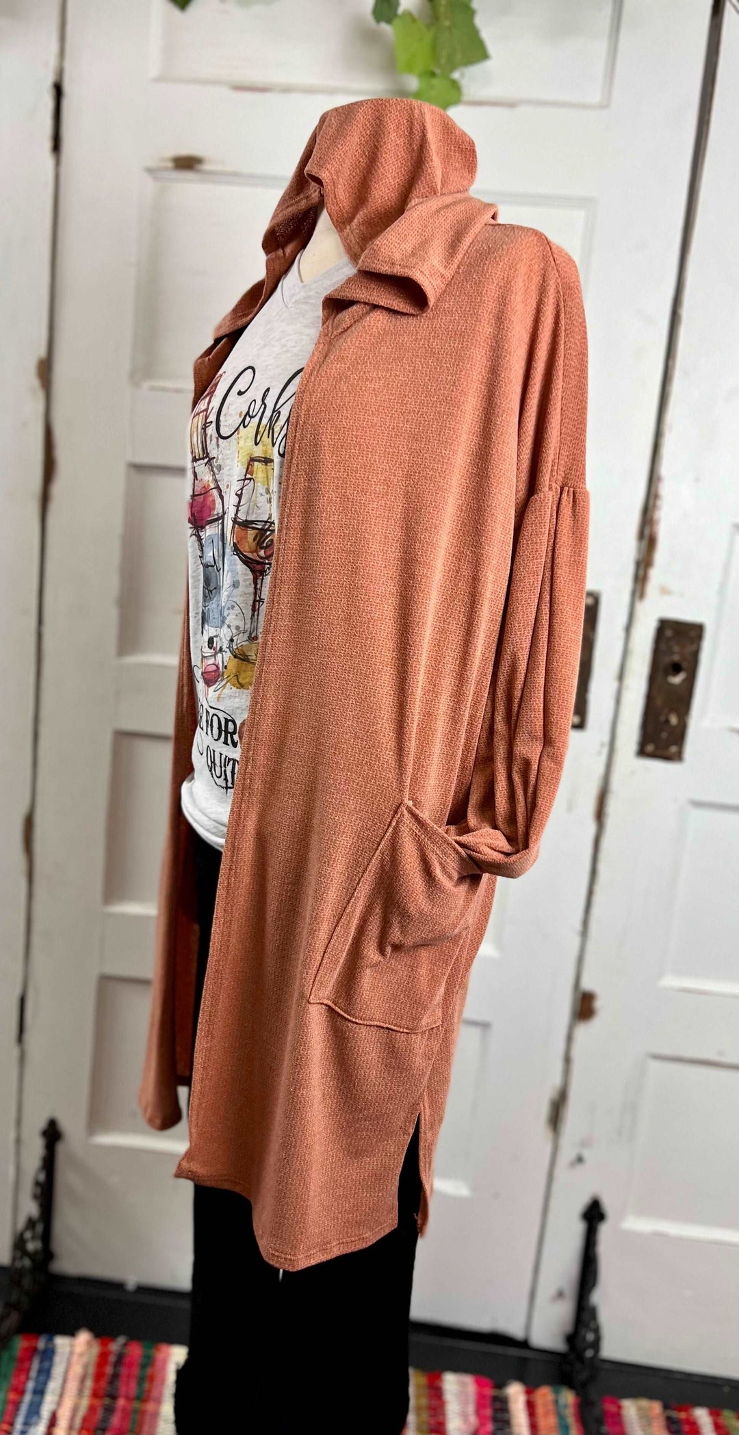 Feelin Free Hoodie Cardigan