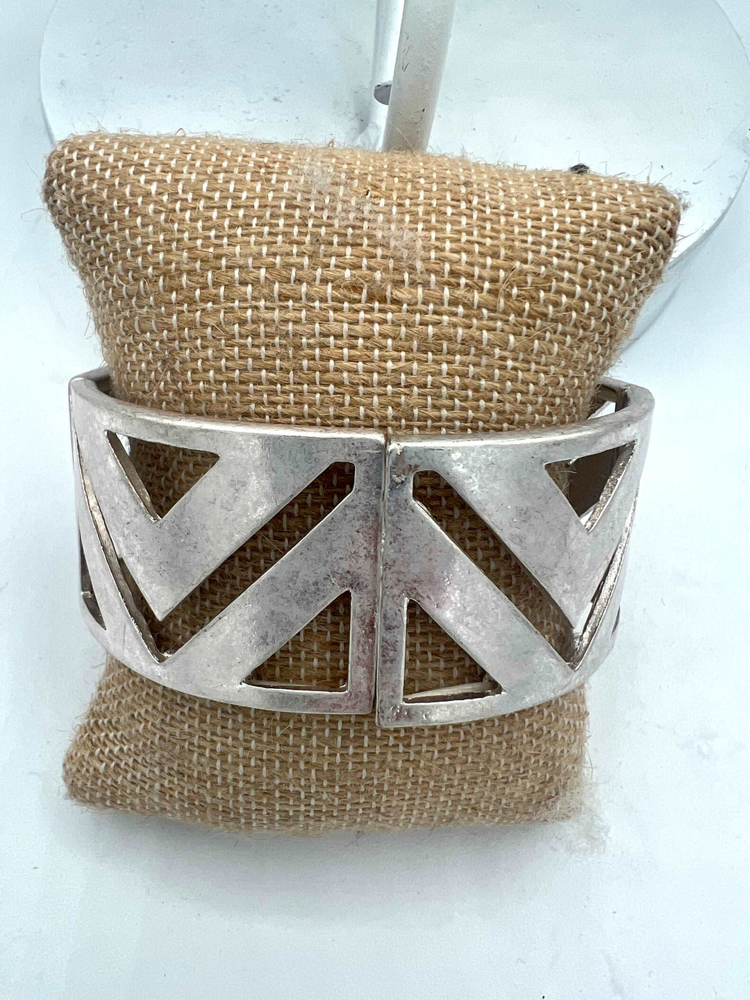 Cleopatra Stretch Silver Bracelet