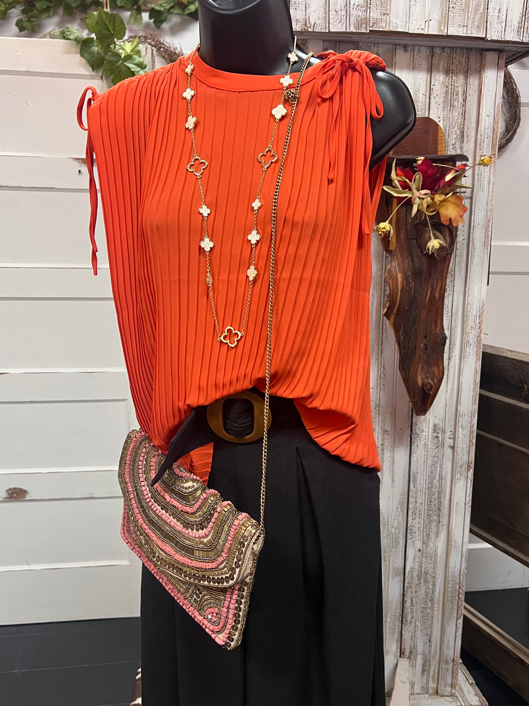 Jetsetter Club Top Orange