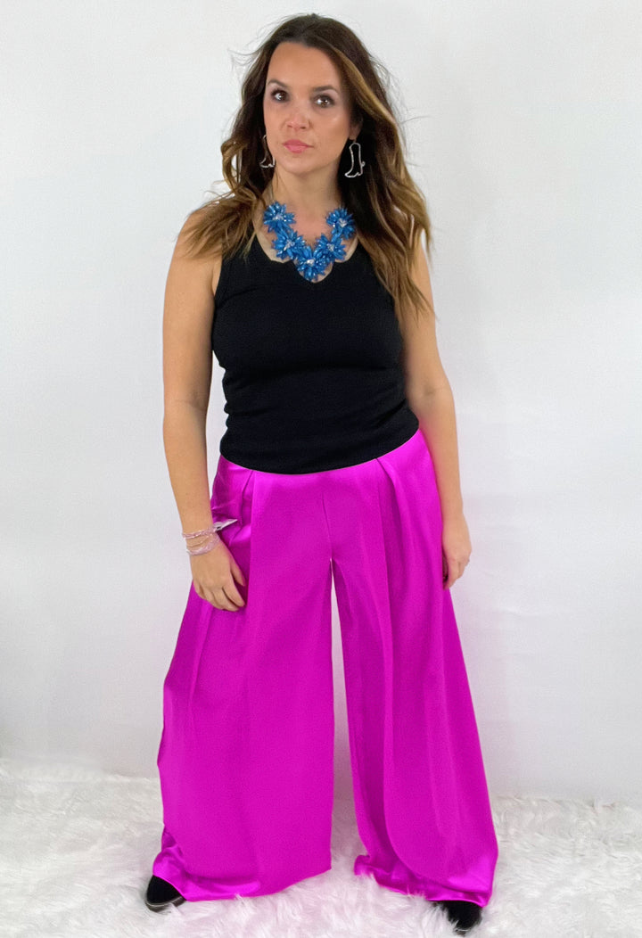 Hot Pink Palazzo Pants