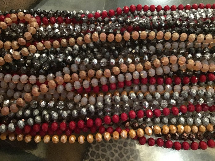 60” Beaded Necklace
