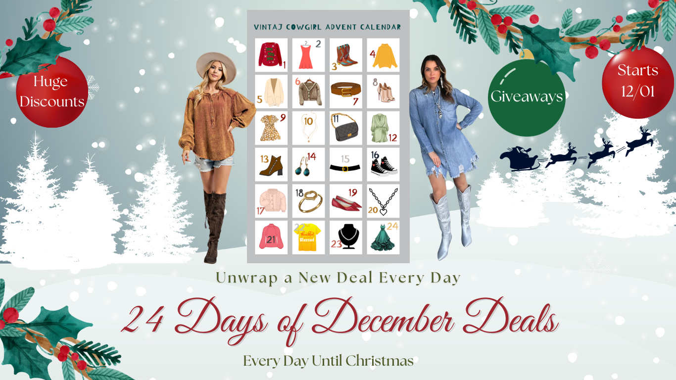 24 Days of December Deals at Vintaj Cowgirl