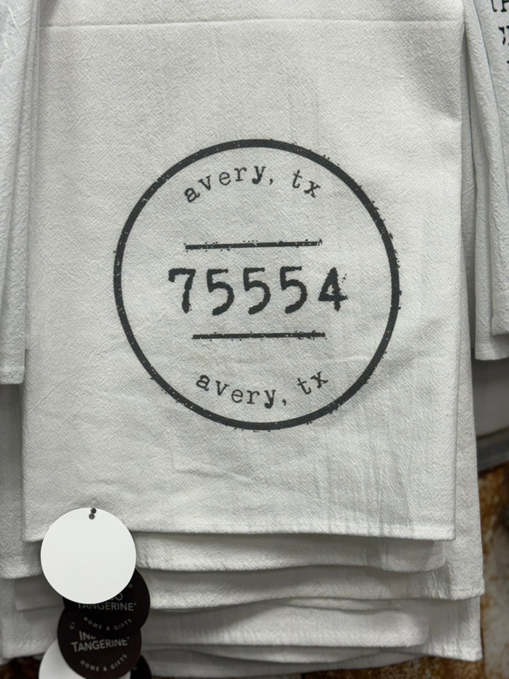 Avery, TX 75554 Tea Towel