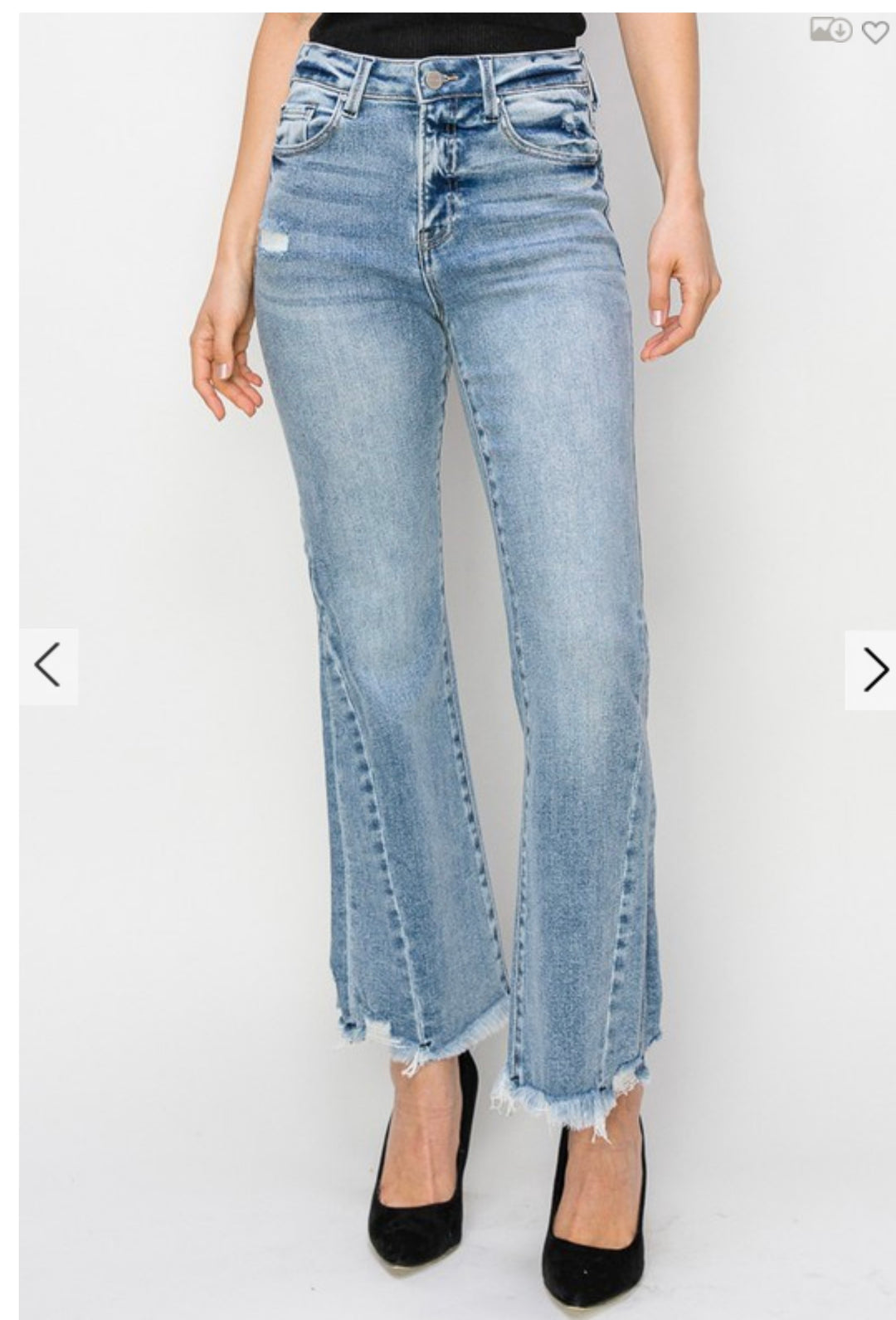 High Rise Side Leg Seam Line Kick Flare – Vintaj Cowgirl