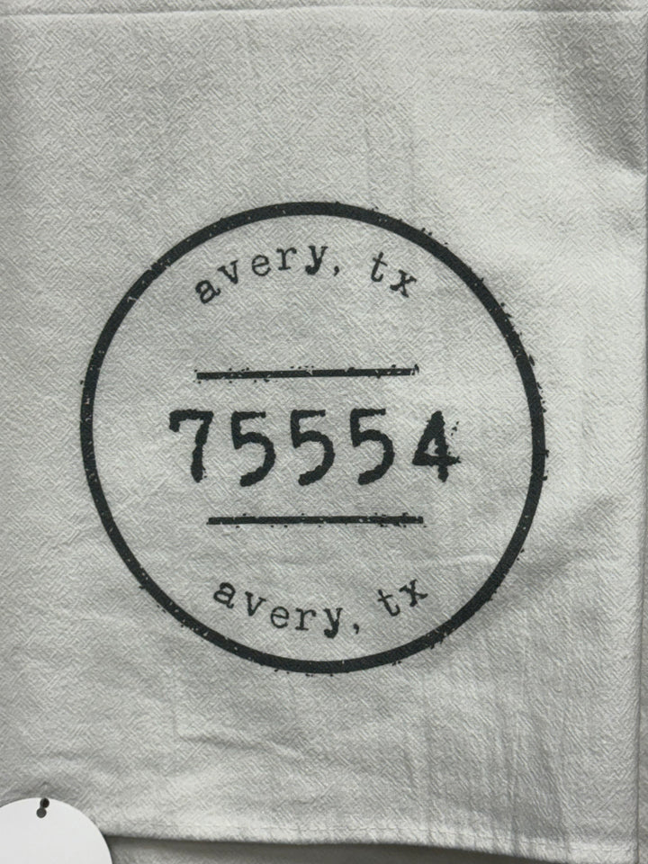 Avery, TX 75554 Tea Towel