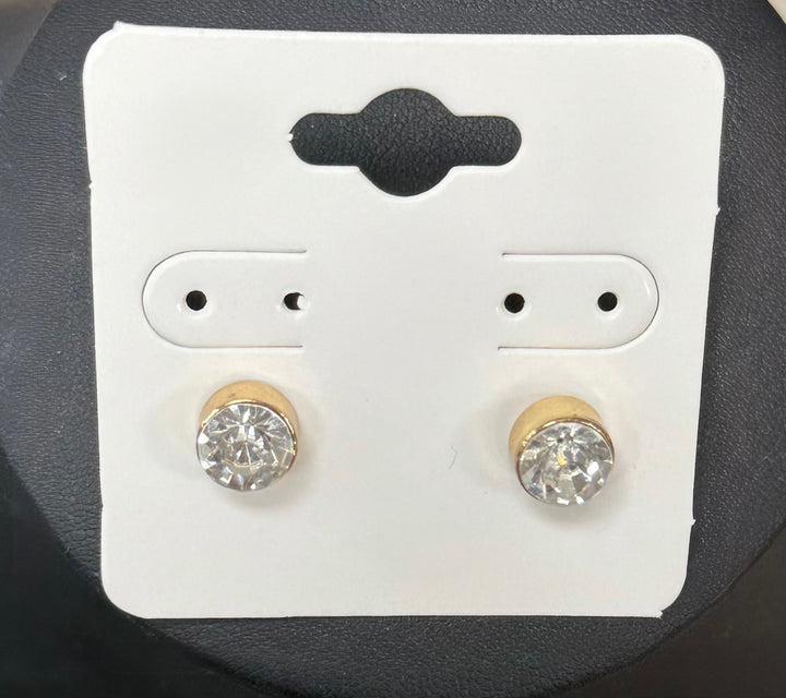 Gold Rinestone Studs