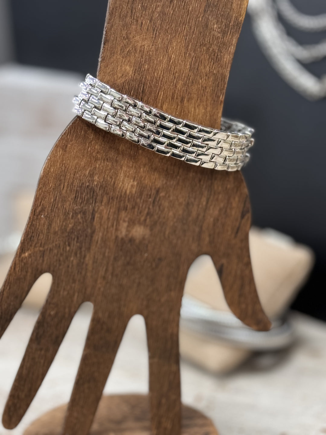 Silver Watch Chain Bracelet