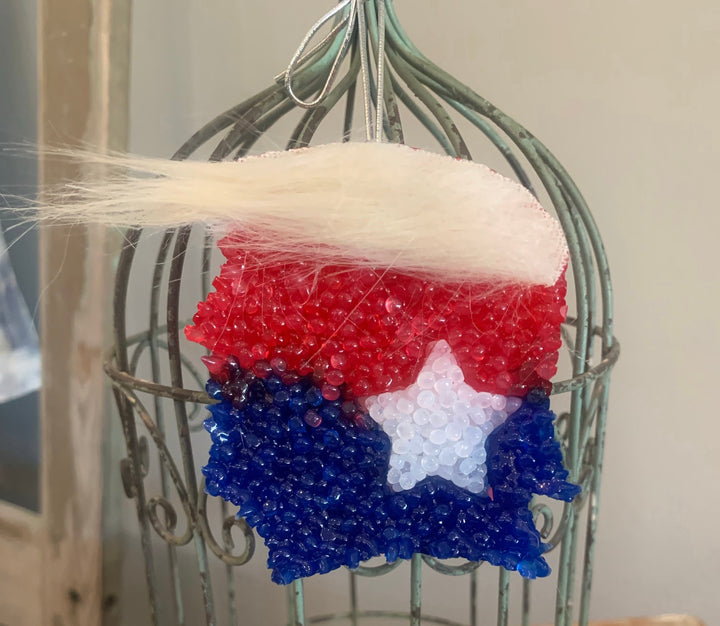 Trump Hair,  Red White and Blue Car Freshies