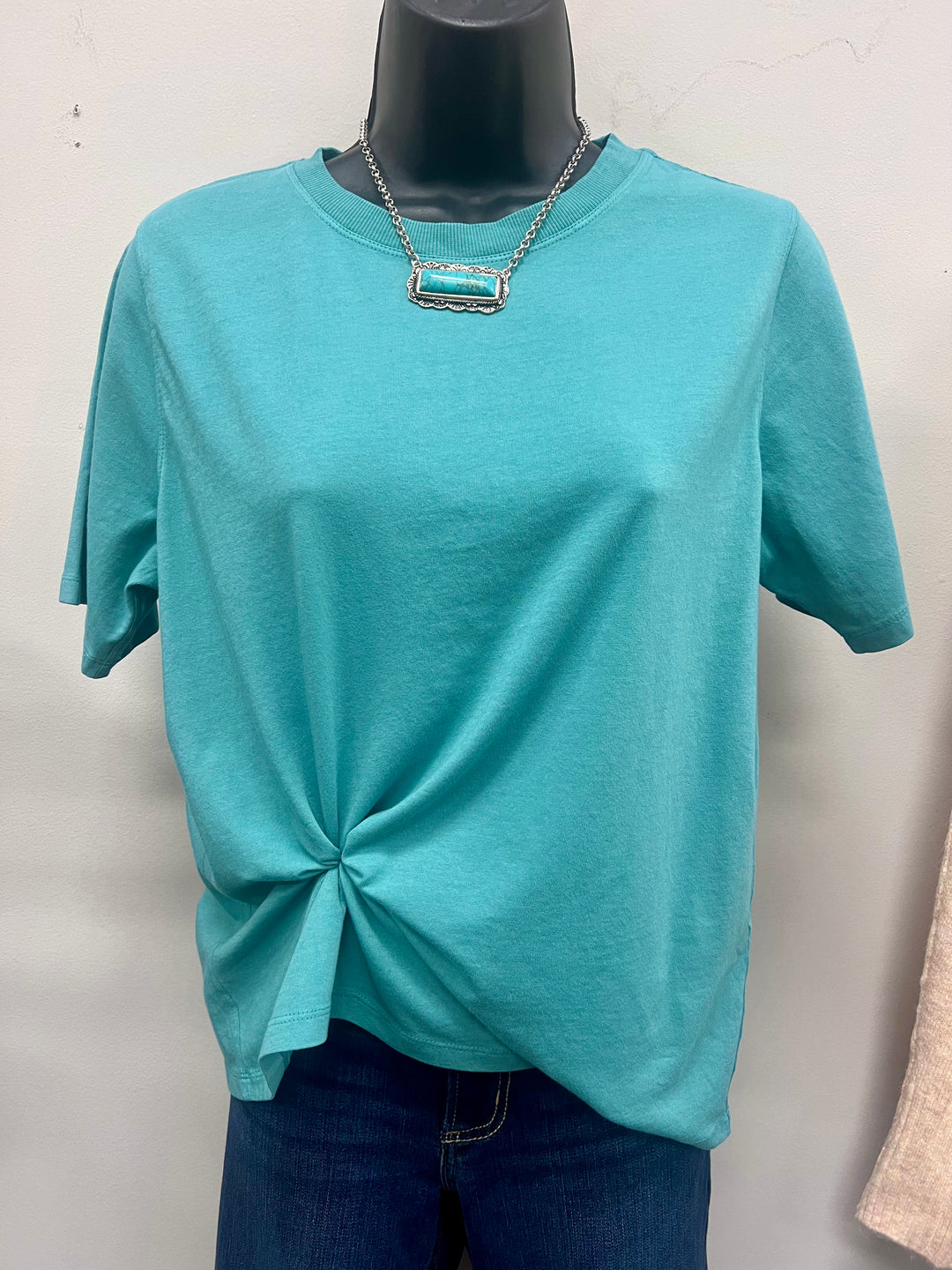 Classic Boxy Fit Tee Teal