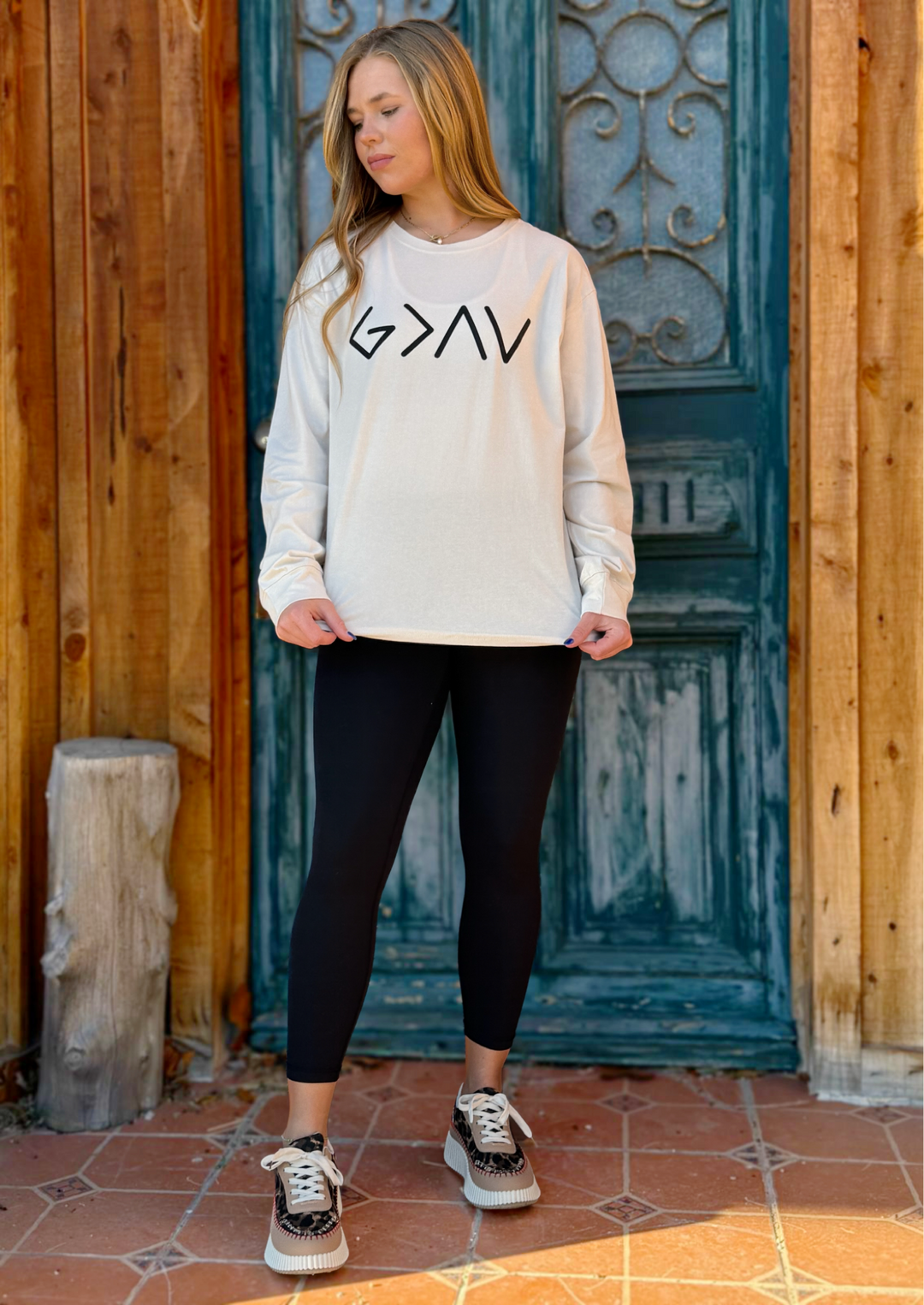 Bone God is Greater than Fear Long Sleeve