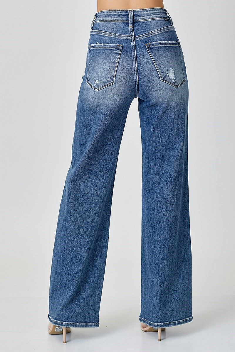 Risen High Rise Medium Wash Jean