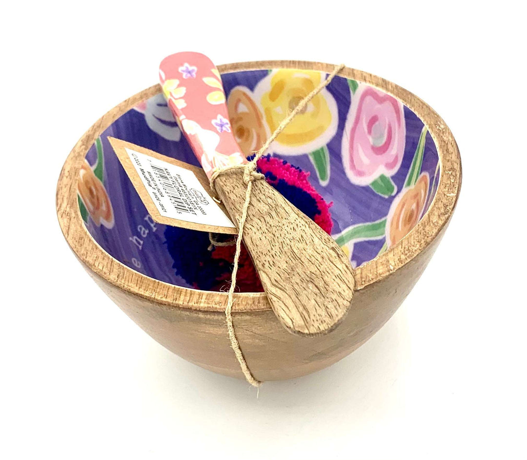 Dip Set (spoon and bowl) by mud pie Navy