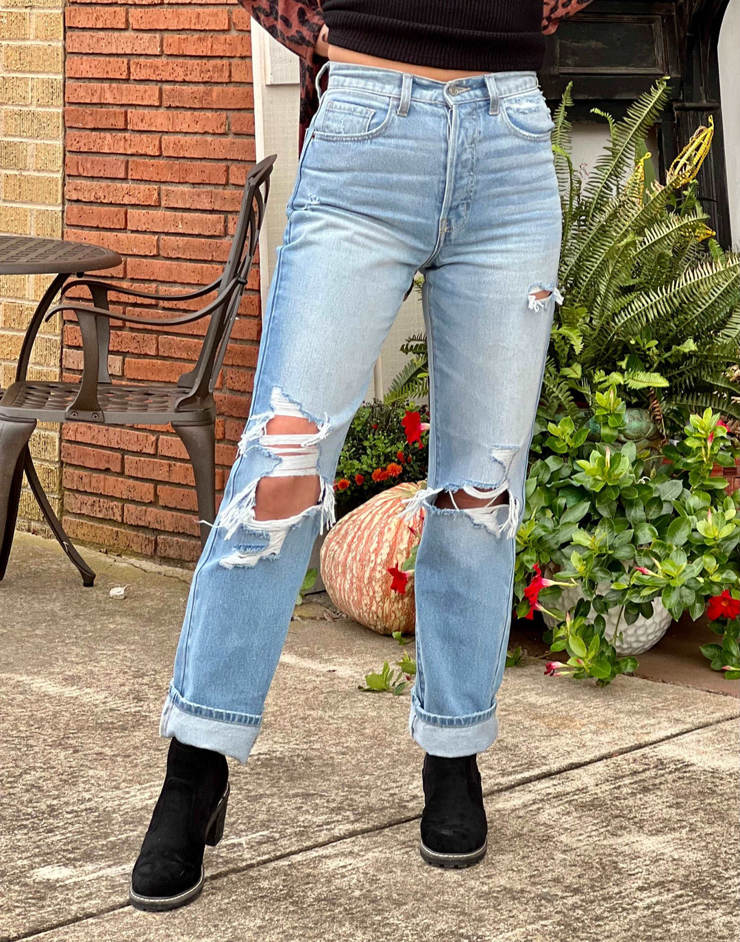 Made For Me High Rise Dad Jean Light Denim