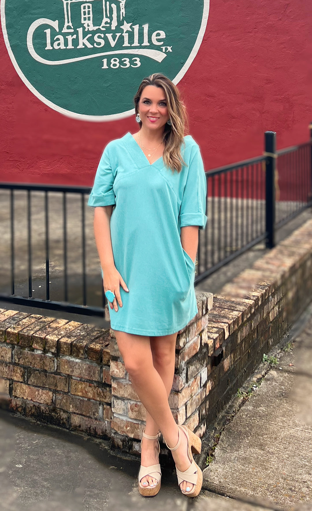 Dressed To Charm Tee Dress