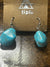 Turquoise Nugget Dangle Earrings