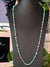 Turquoise Bead and Gold Necklace