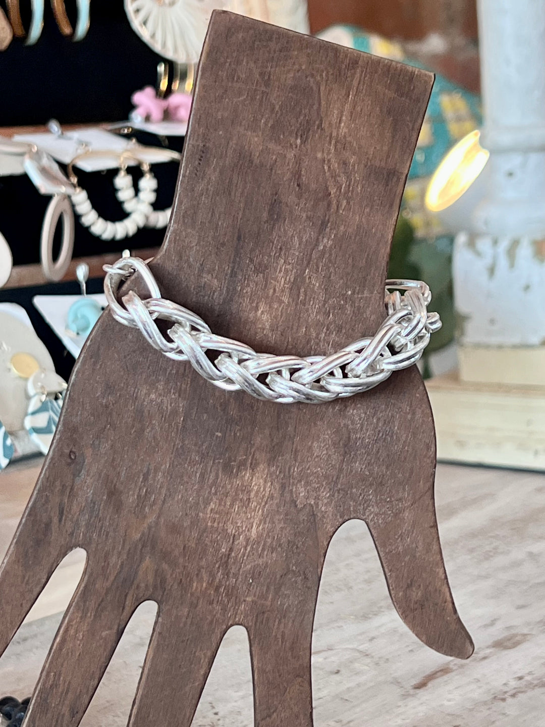 Silver chunky Chain Bracelet