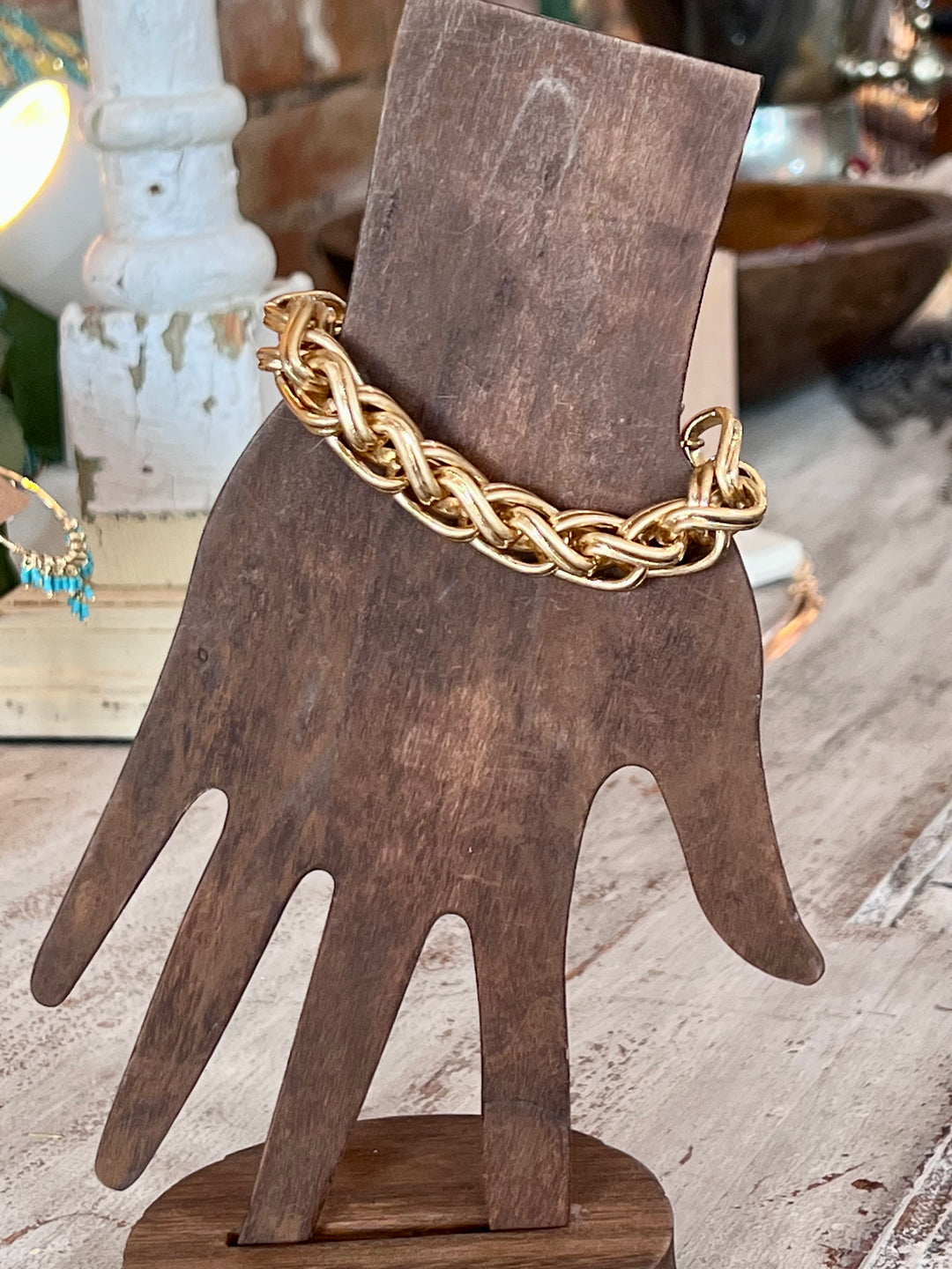 Gold chunky Chain Bracelet