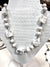 White Marble Stone and Bead Necklace