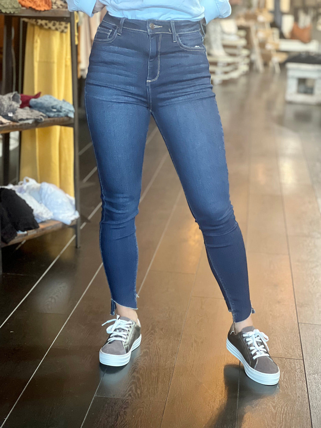 Kaylee Dark Denim Skinny Jeans