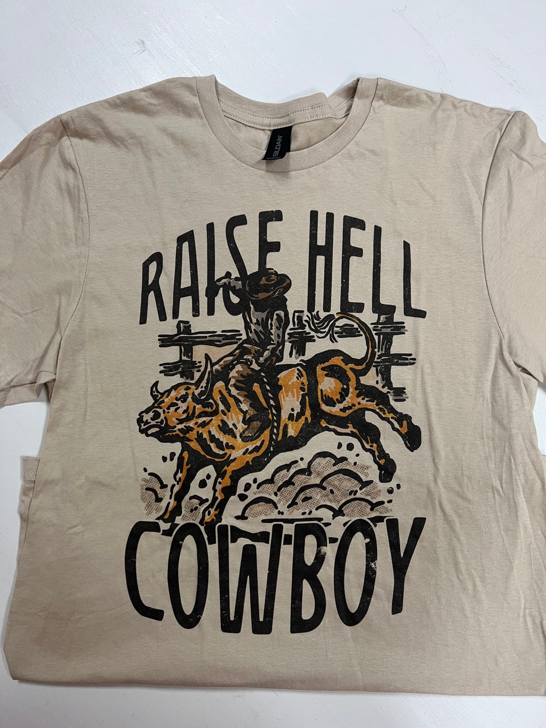 Raise Hell Cowboy Tee