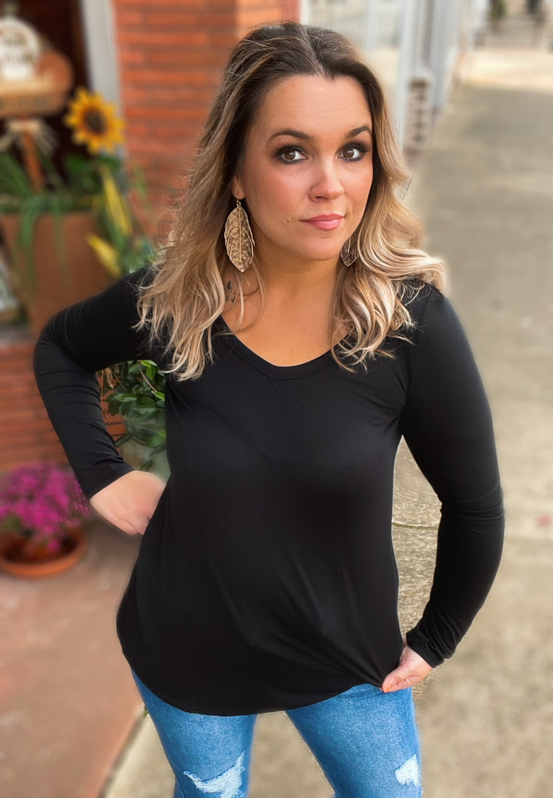 Smooth as Butter Top Black
