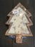 Wooden Christmas Tree Candle