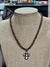Navajo Bead Necklace with Stone Cross